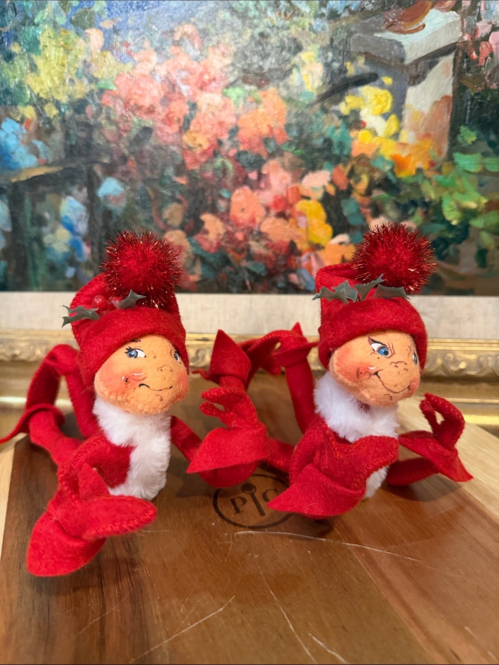 Annalee Pixie Elves 2002 set of 2